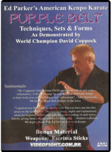 ED PARKER AMERICAN KENPO PURPLE BELT INSTRUCTIONAL