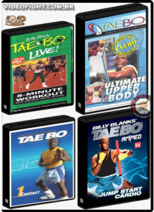 COLEÇÃO 1 -  BILLY BLANKS TAE BO    4 VOLUMES