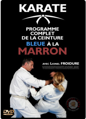 LIONEL FROIDURE - COURS DE KARATE - CEITURE BLEUE À MARRON