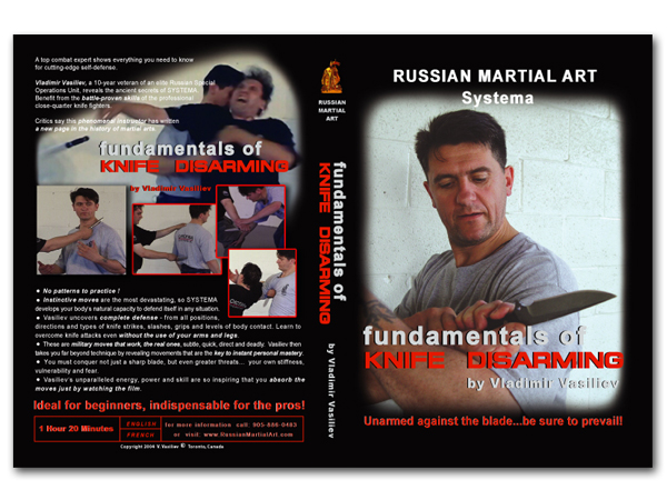 Vladimir Vasiliev Systema Fundamentals Of Knife Disarming Dvd Videofight