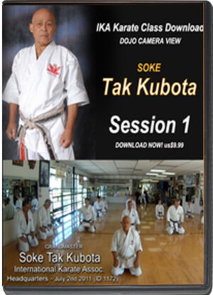 TAK KUBOTA - IKA KARATE CLASS - SESSION 1