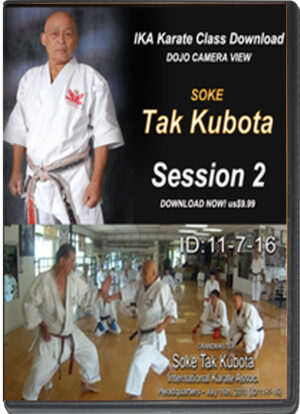 TAK KUBOTA - IKA KARATE CLASS - SESSION 2