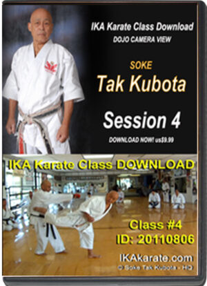 TAK KUBOTA - IKA KARATE CLASS - SESSION 4