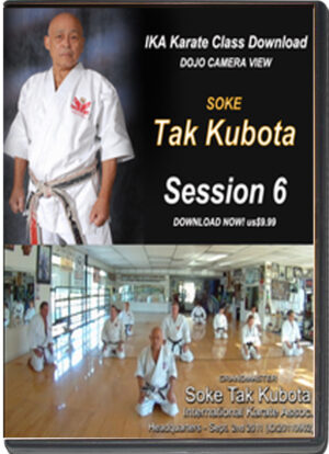 TAK KUBOTA - IKA KARATE CLASS - SESSION 6