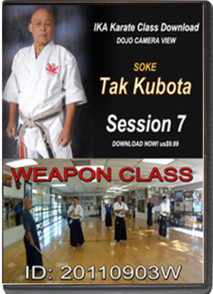 TAK KUBOTA - IKA KARATE CLASS - SESSION 7