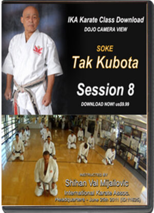 TAK KUBOTA - IKA KARATE CLASS - SESSION 8