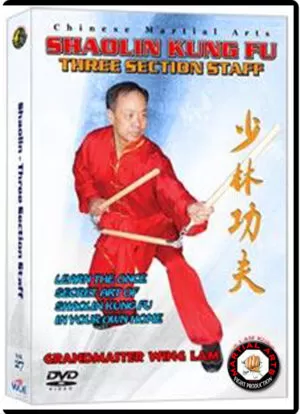 KWONG WING LAM - THREE-SECTION STAFF CHINESE TRADITIONAL SHAOLIN KUNG FU