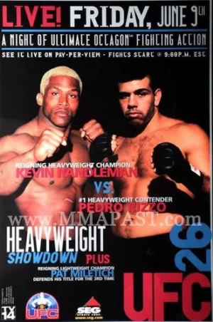 UFC - ULTIMATE FIGHTING CHAMPIONSHIP 26